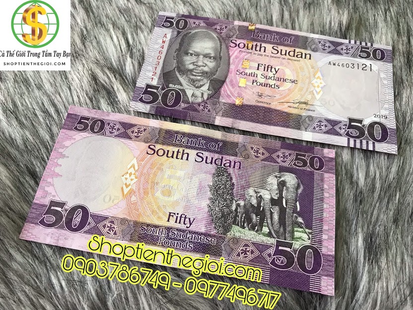 South Sudan banknote - Nam Sudan 50 Pound 2019 UNC